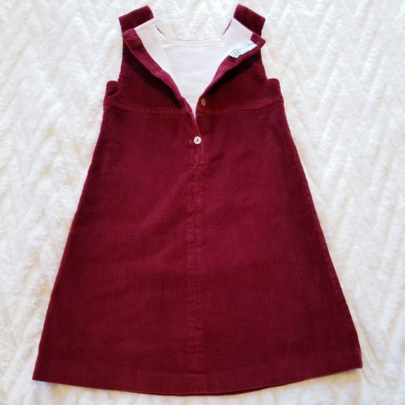 Papo d'Anjo Size 6 Years Girl Corduroy Dress - Picture 3 of 8